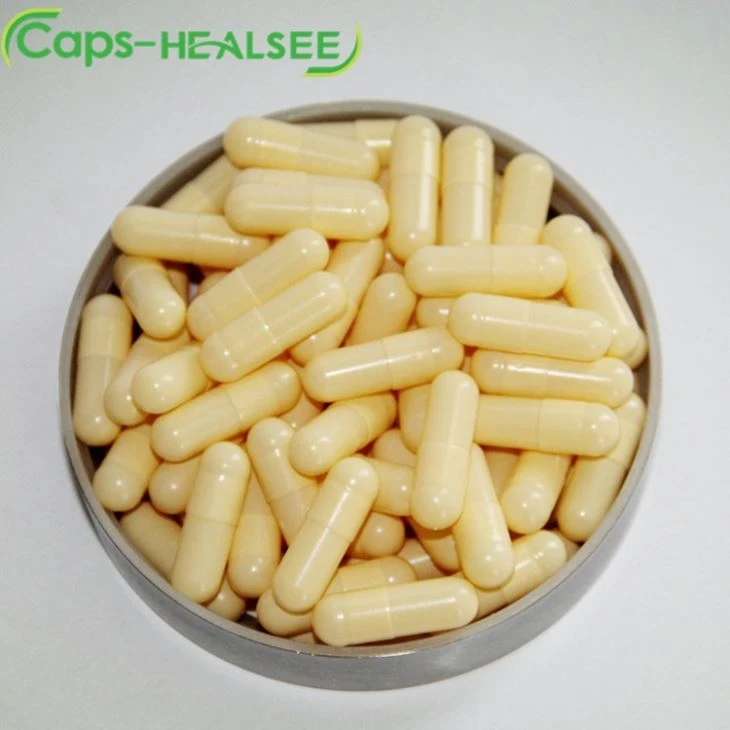 yellow vegetable hpmc capsule